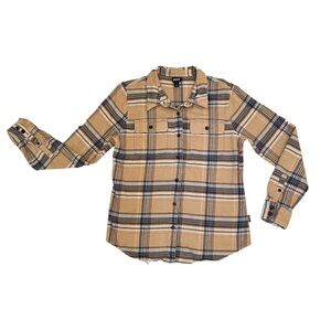 Patagonia Long-Sleeve Midweight Fjord Flannel shirt | size Medium | warm | plaid